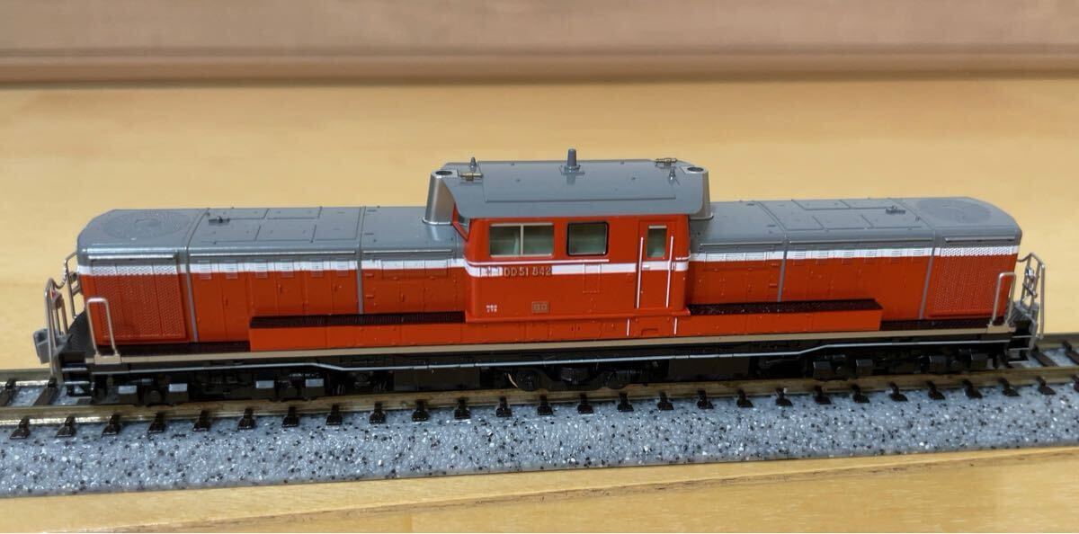 ☆KATO DD51 842お召機7008-5ディーゼル機関車☆中古美品☆