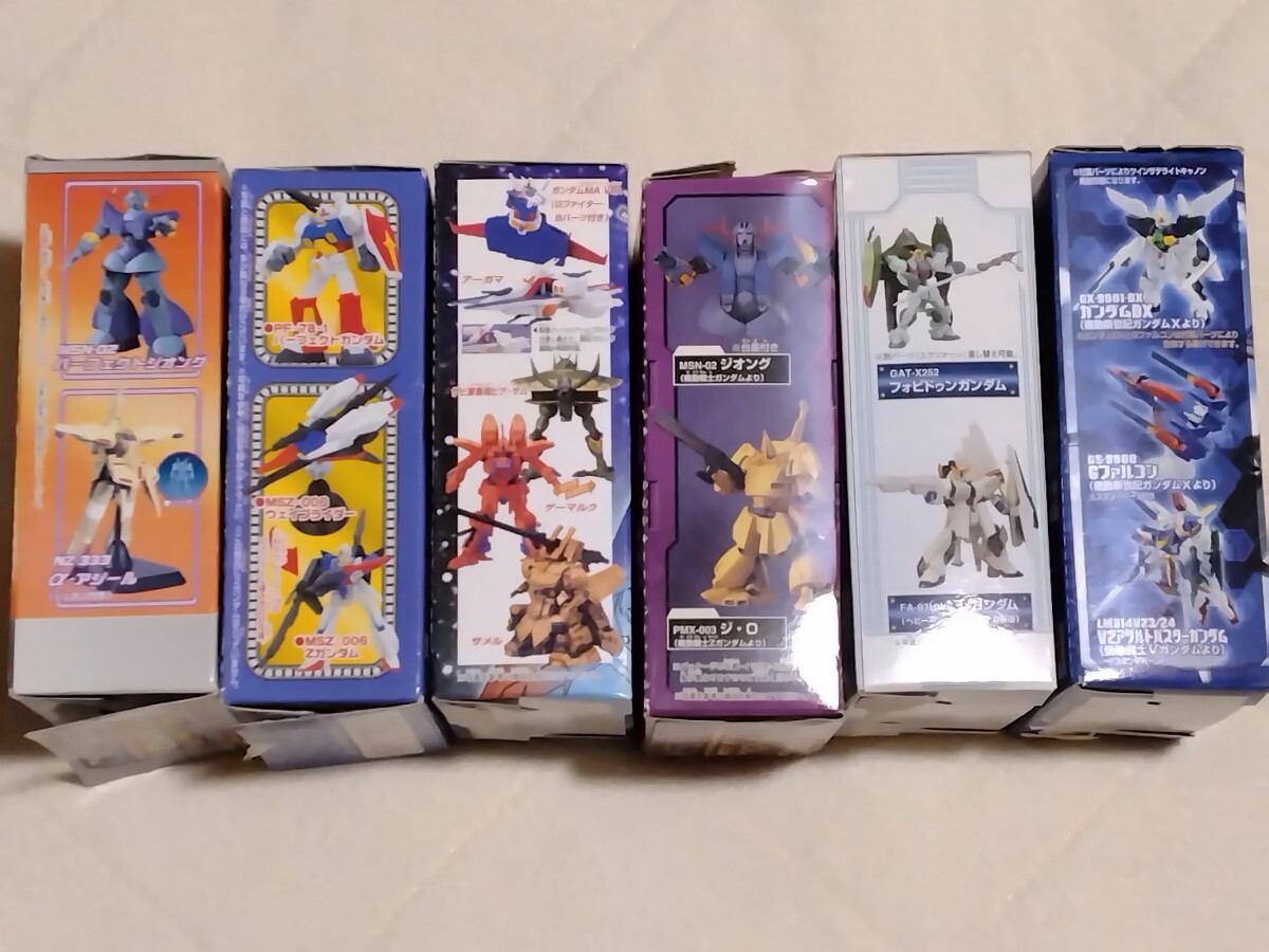 ガンダムメカセレクション】1,2,3,4,5,6(各5個 ガンダムメカセレクション】1,2,3,4,5,6(各5個