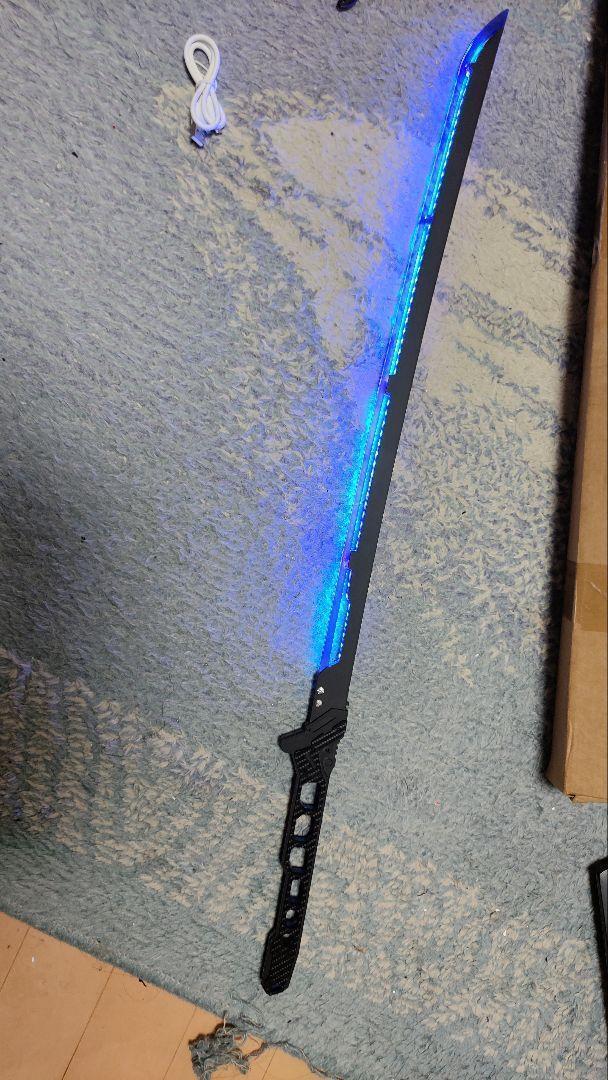 光る剣 サイバー 刀 日本刀 風 ライトセーバー レーザーブレード コスプレ