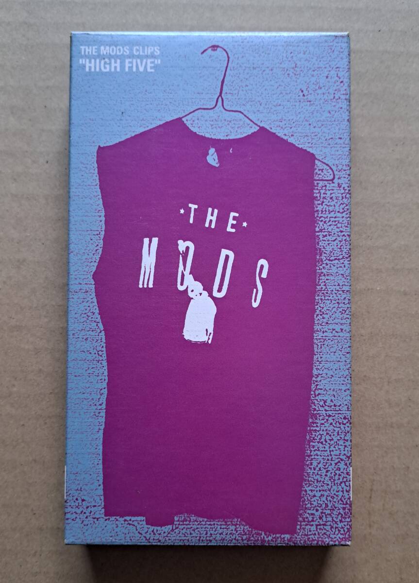 VHSビデオテープ◎ザ・モッズ『THE MODS CLIPS ''HIGH FIVE''』ANTINOS RECORDS ソニー・ミュージック ARVL101 森山達也