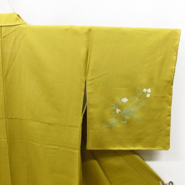 * kimono 10* 1 jpy silk visit wear . length 167cm.68cm [ including in a package possible ] ****