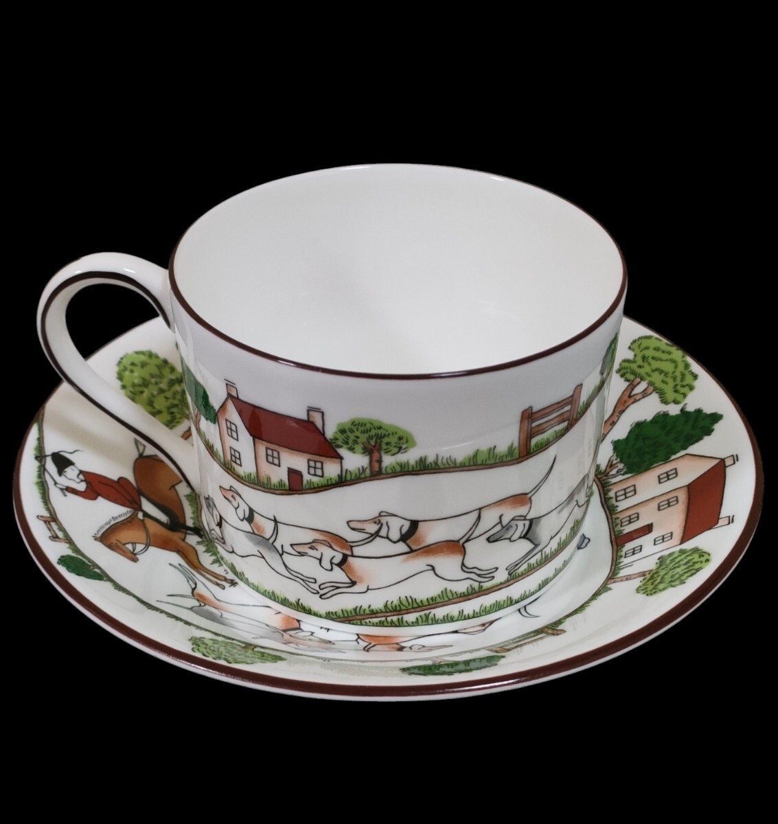 WEDGWOOD/ウェッジウッド】ハンティングシーンカップ&ソーサー WEDGWOOD/ウェッジウッド】ハンティングシーンカップ&ソーサー