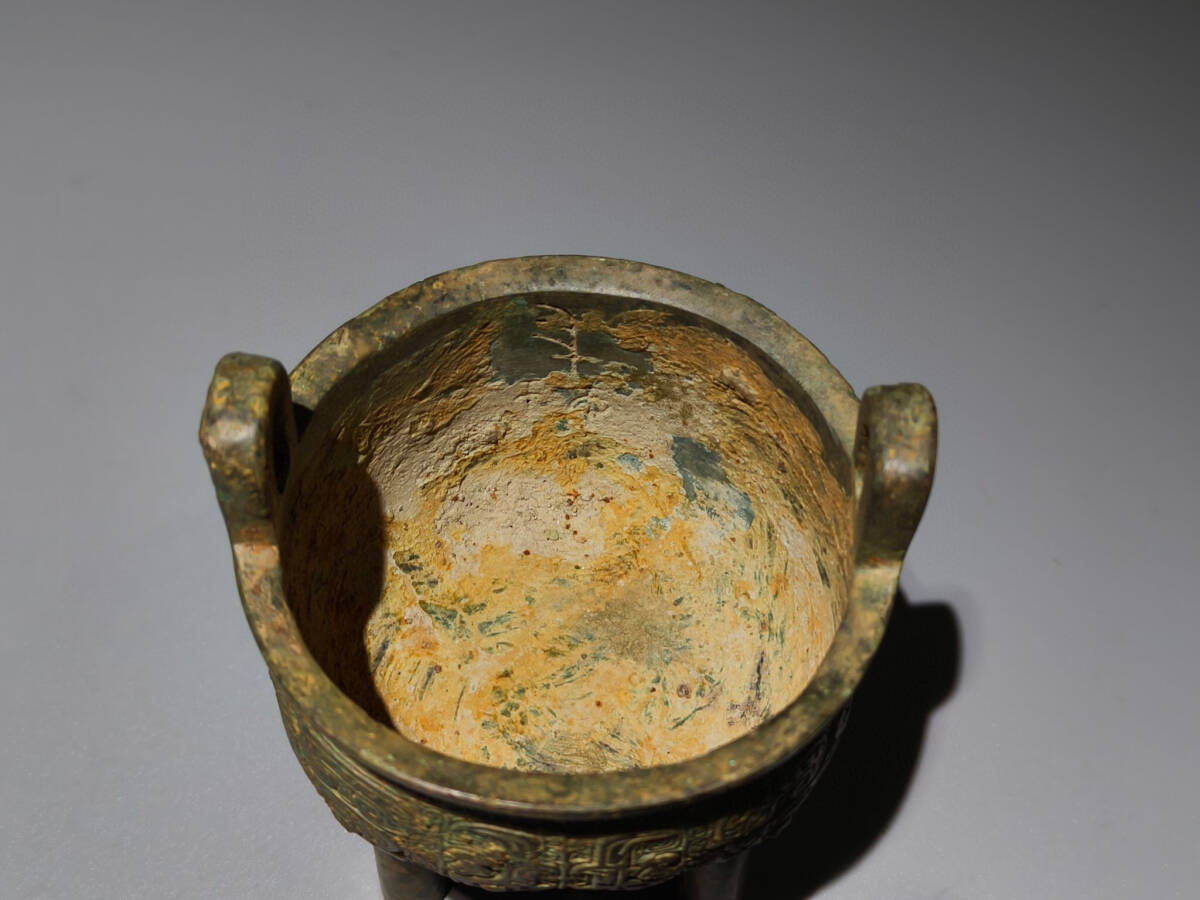 商・青銅器彫・獣面紋・鼎・食器・酒器・祭祀品・副葬品』極細工 商・青銅器彫・獣面紋・鼎・食器・酒器・祭祀品・副葬品』極細工