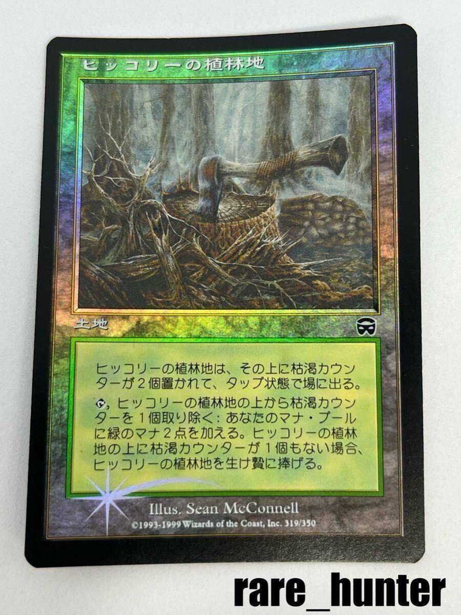 ☆MTG MMQ Foil ヒッコリーの植林地/Hickory Woodlot 日本語☆