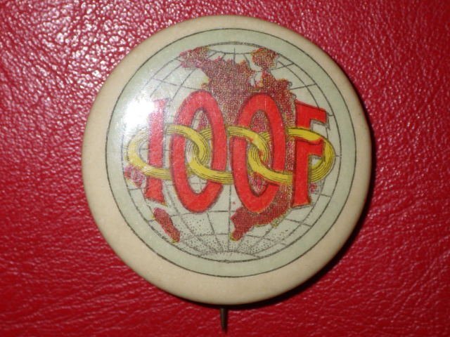 アメリカ ビンテージ アンティーク 額 秘密結社 オッドフェローズ 1912年製 アメリカ アンティーク 秘密結社 オッド