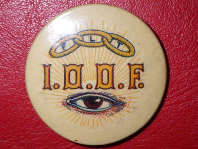 【正規品】 1900'S☆アンティーク☆オッドフェローズ☆バッジ☆13☆IOOF その他