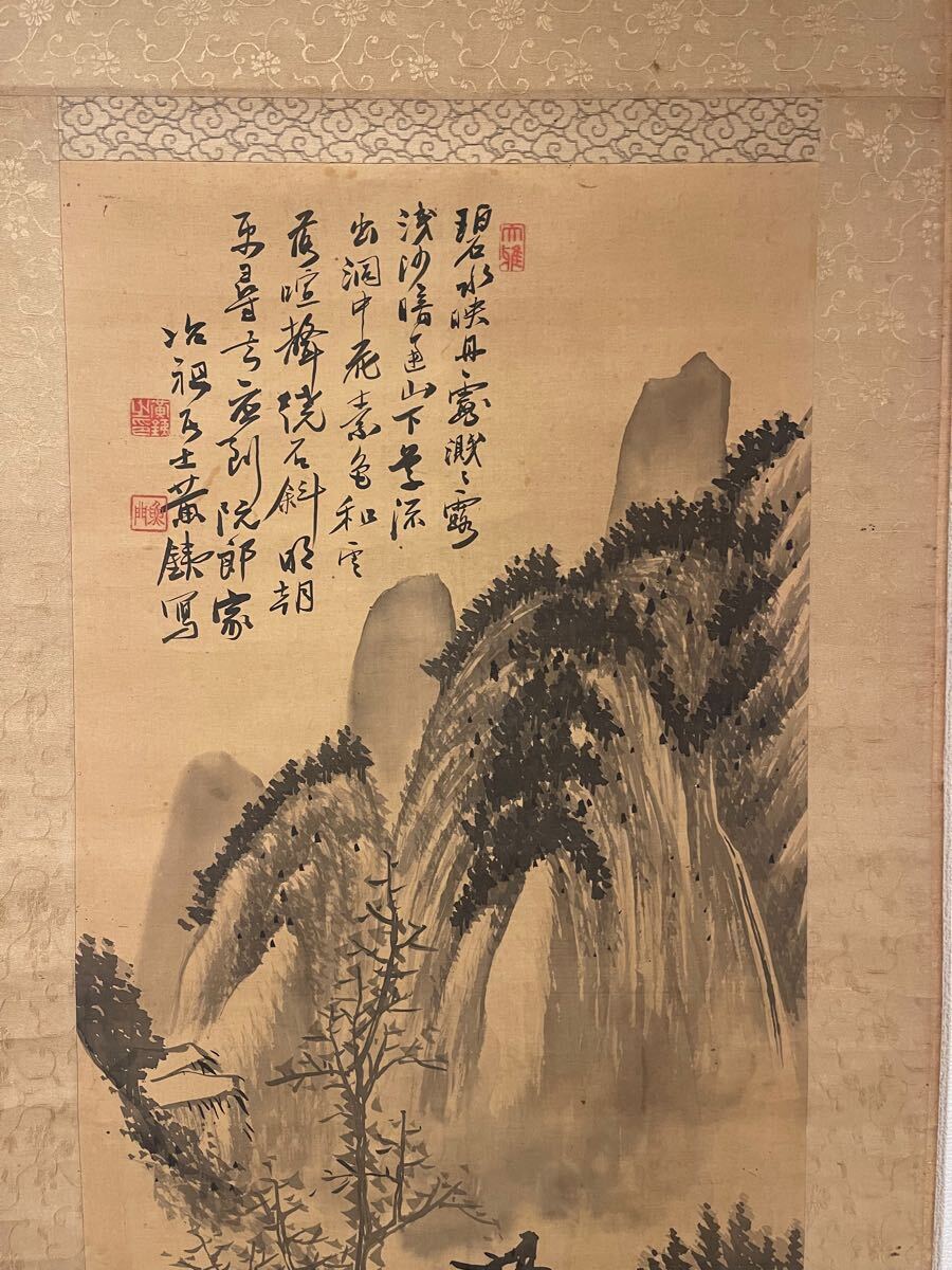 ⭕️一点物 山水 掛軸 中国 中国画 朝鮮 韓国 日本画 絵画 - 絵画 ⭕️一点物 山水 掛軸 中国 中国画 朝鮮 韓国 日本画 絵画 - 絵画