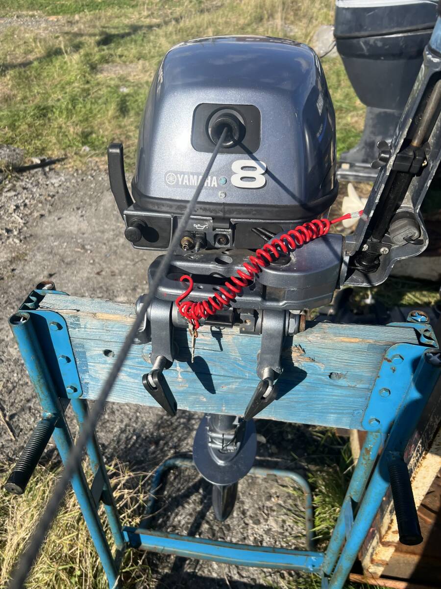 B166【中古・美品】船外機 ヤマハ8馬力4スト F8CMH 2007(10 B166【中古・美品】船外機 ヤマハ8馬力4スト F8CMH 2007(10