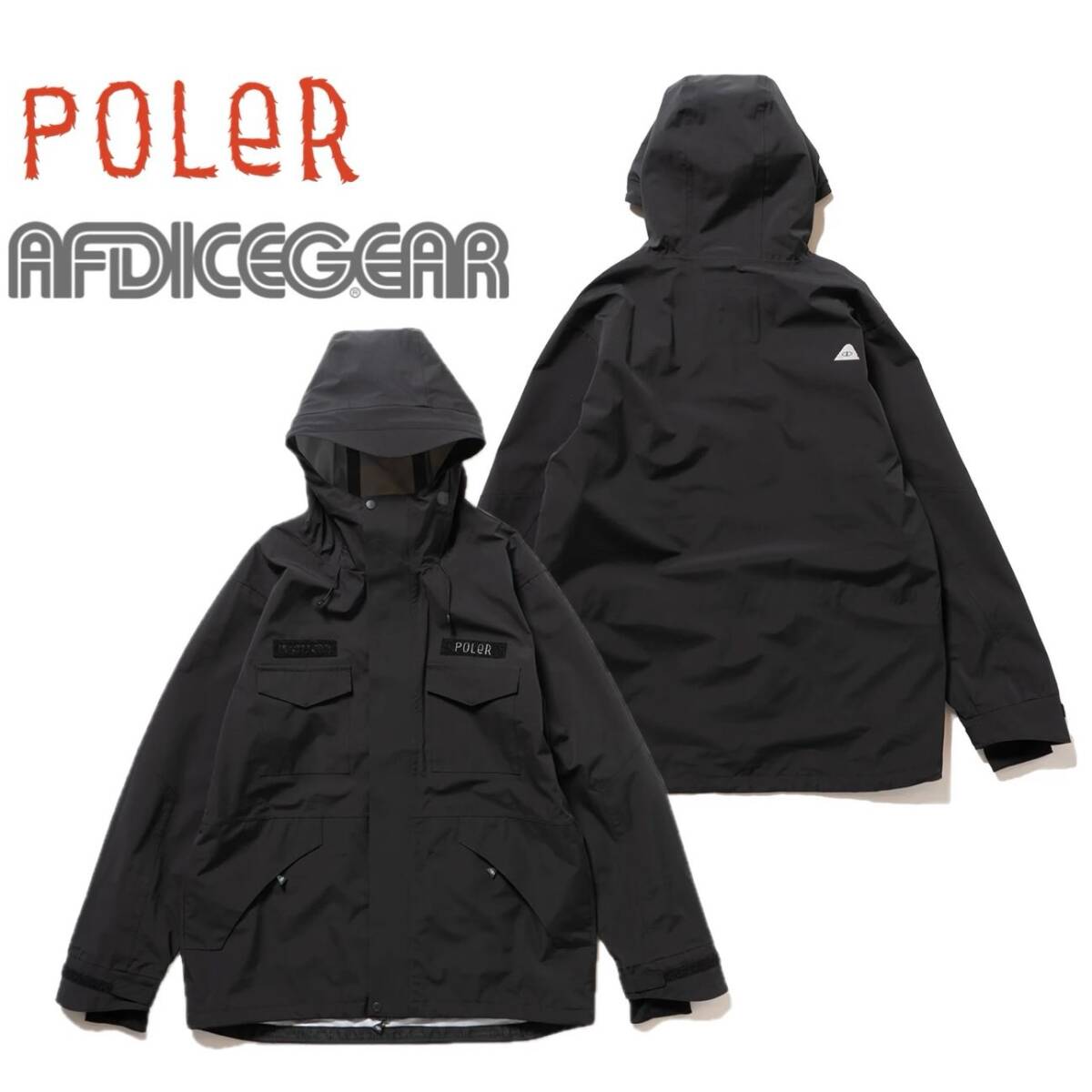 24-25 POLLER ポーラー スノーボードウェア AFD×POLER 3.0L M65 24-25 POLLER ポーラー スノーボードウェア AFD×POLER 3.0L M65