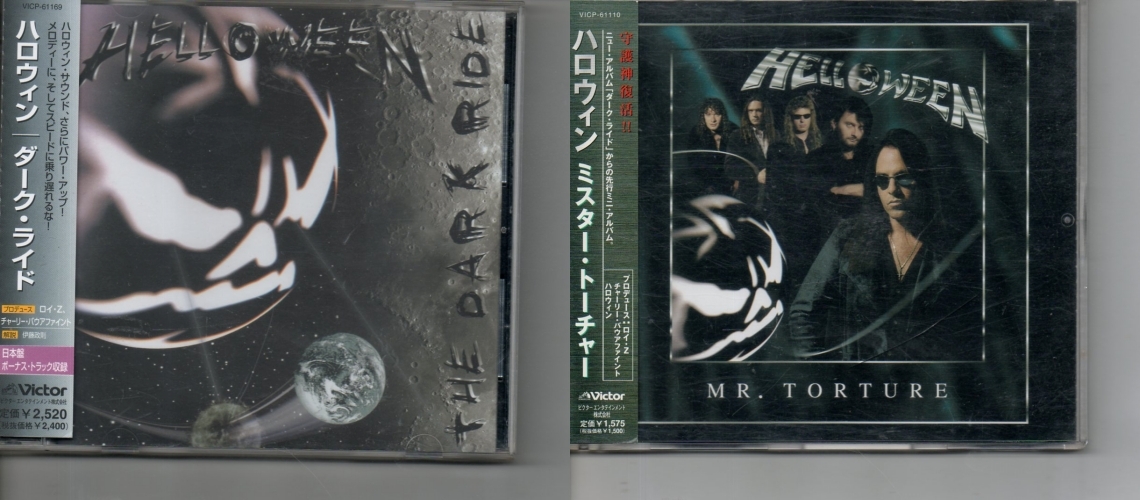 【2枚セット】ハロウィン/Helloween◆The Dark Ride/Mr. Torture/国内盤帯付き/+ボートラ