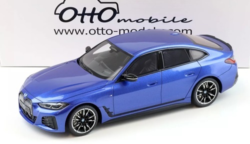 Otto　1/18　BMW・i4 M50　metblue　2021　OT453　限定999台