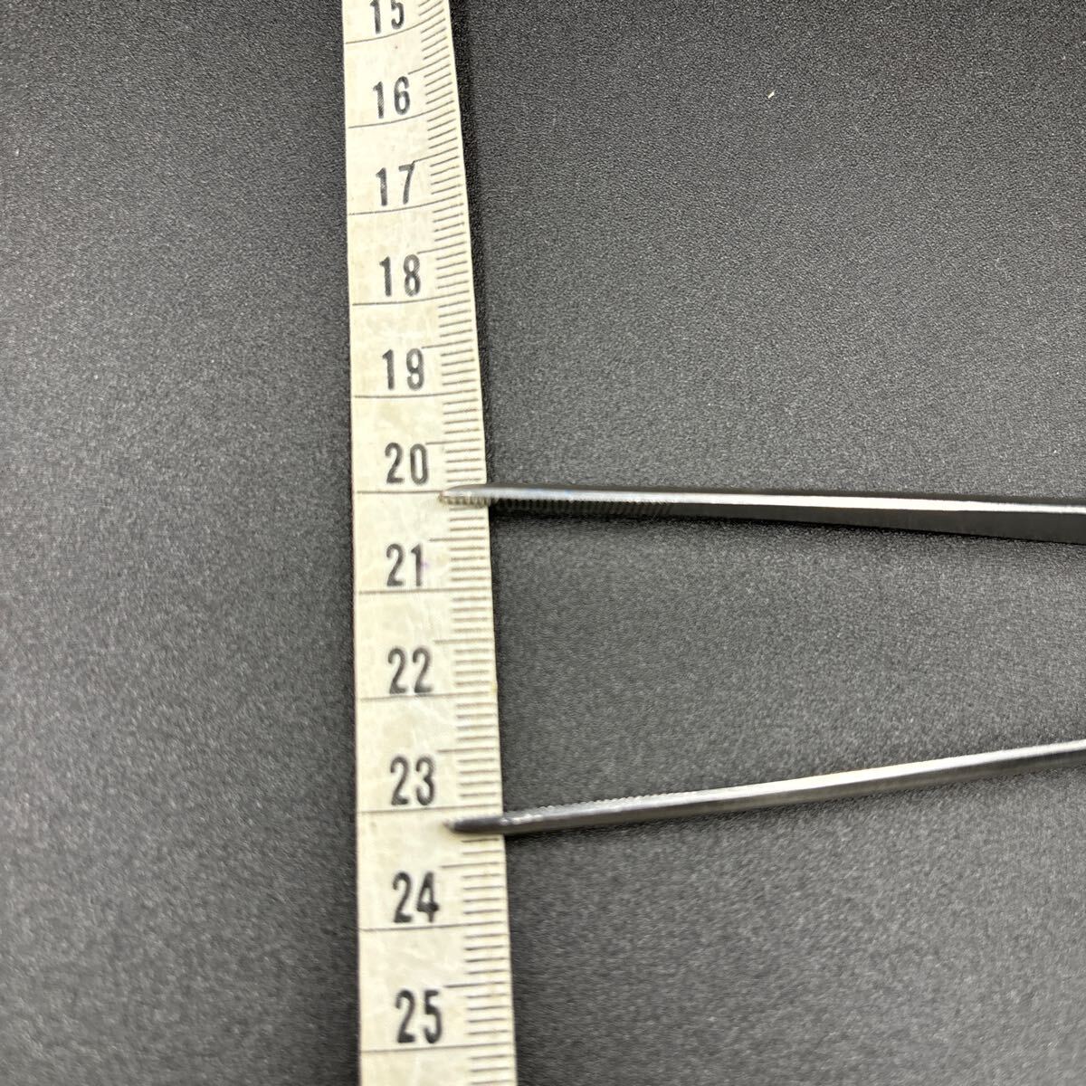 KTI プロ用ピンセット　K-17 ストレートピンセット　未使用品　ピンセット　日本制ピンセット