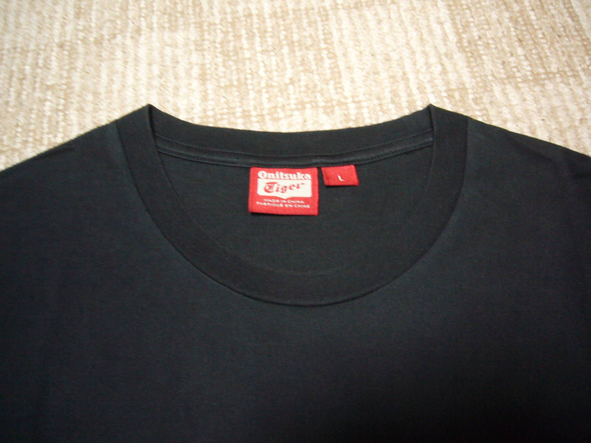 オニツカタイガー 半袖Tシャツ黒 Lサイズ アシックスの画像6