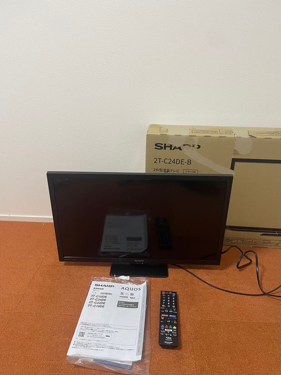 美品 シャープ 24V型 液晶テレビ 2022年製 AQUOS 2T-C24DE SHARP 美品 シャープ 24V型 液晶テレビ 2022年製 AQUOS 2T-C24DE SHARP