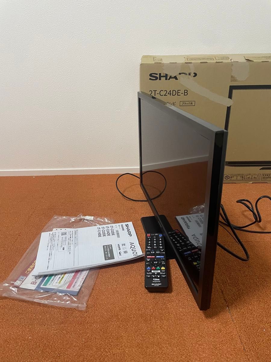美品 シャープ 24V型 液晶テレビ 2022年製 AQUOS 2T-C24DE SHARP 美品 シャープ 24V型 液晶テレビ 2022年製 AQUOS 2T-C24DE SHARP