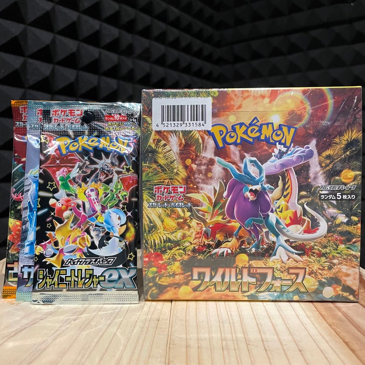 新品未開封】 ポケモンカードゲーム ワイルドフォース 1BOX