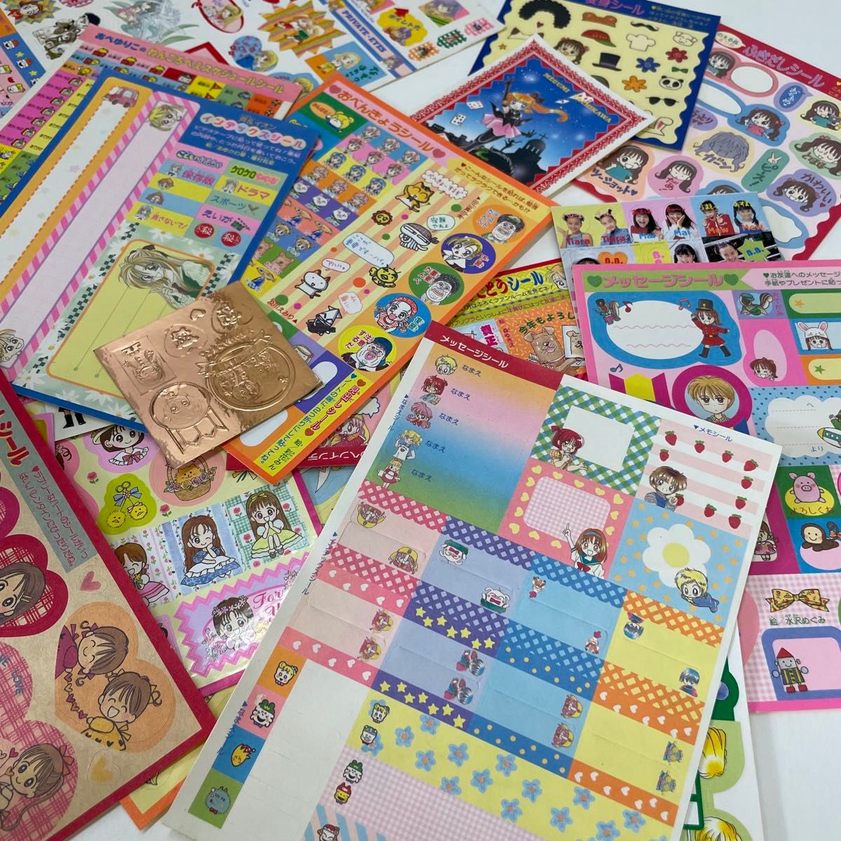 当時物 90年代 ちゃお りぼん なかよし 付録 シール 大量セット 当時物 90年代 ちゃお りぼん なかよし 付録 シール 大量セット