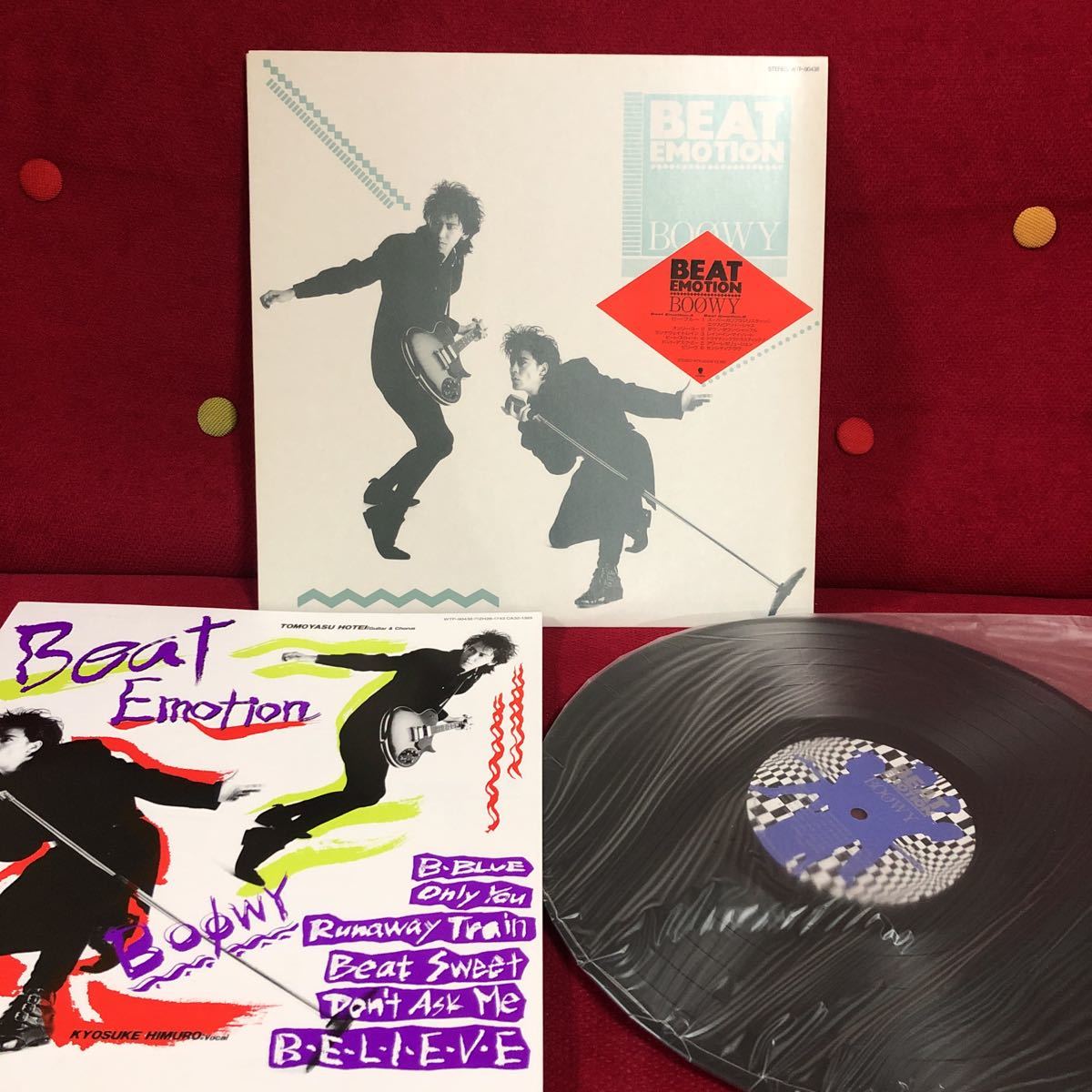 BOOWY BEAT ENOTION LPレコード-
