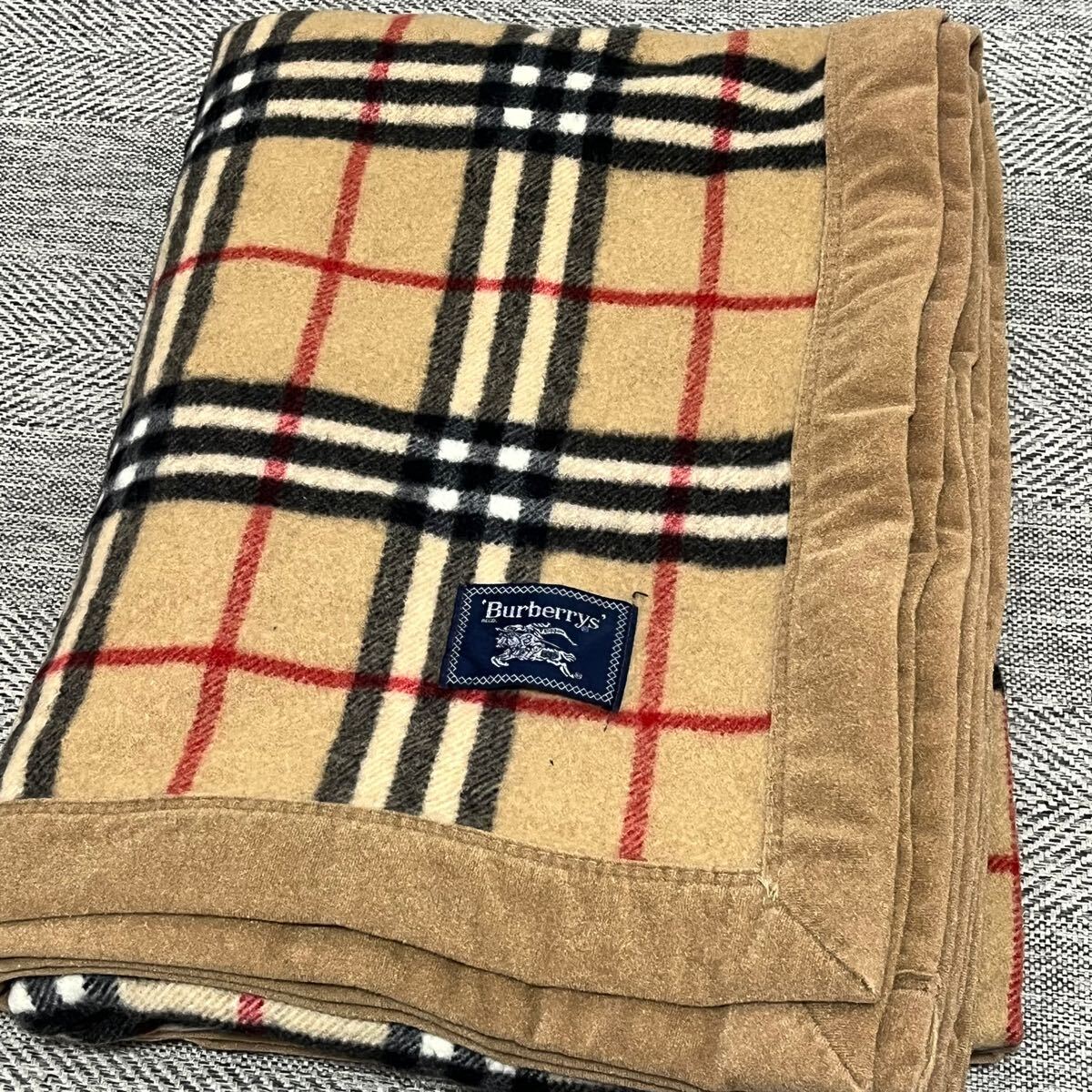 Burberrys バーバリー 純毛毛布 ウール毛布 ノバチェック 西川 Burberrys バーバリー 純毛毛布 ウール毛布 ノバチェック 西川