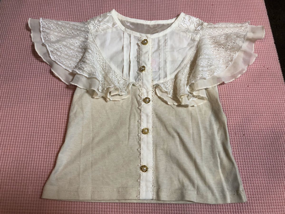 ヤフオク! - アクシーズファムキッズ 半袖カットソー 120センチ トッ...