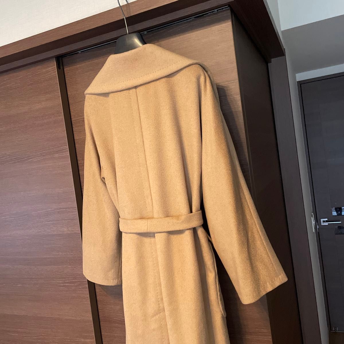 イタリア製 MAXMARA マックスマーラ キャメル素材 白タグ ロング イタリア製 MAXMARA マックスマーラ キャメル素材 白タグ ロング