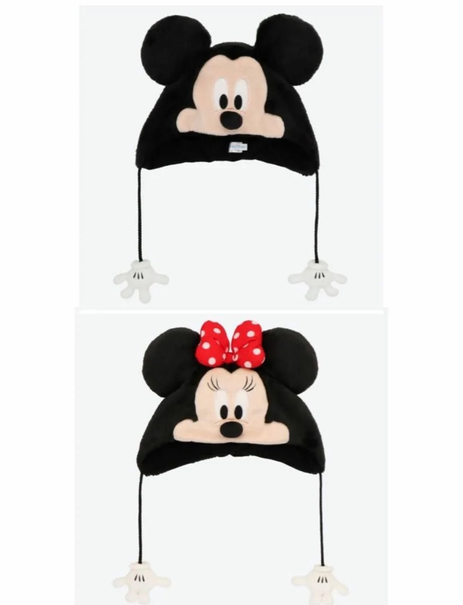 ディズニー ミッキー ミニー ファンキャップ 帽子 2個セット ディズニー ミッキー ミニー ファンキャップ 帽子 2個セット