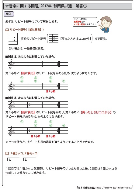 ヤフオク 音楽に関する問題 公立中高一貫校 適性検査 ヤフオク 音楽に関する問題 公立中高一貫校 適性検査