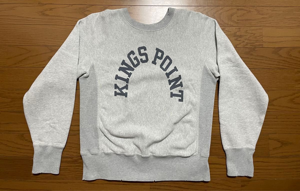 復刻 70s 緑単色タグ kings point リバースウィーブ 染み込み 復刻 70s 緑単色タグ kings point リバースウィーブ 染み込み
