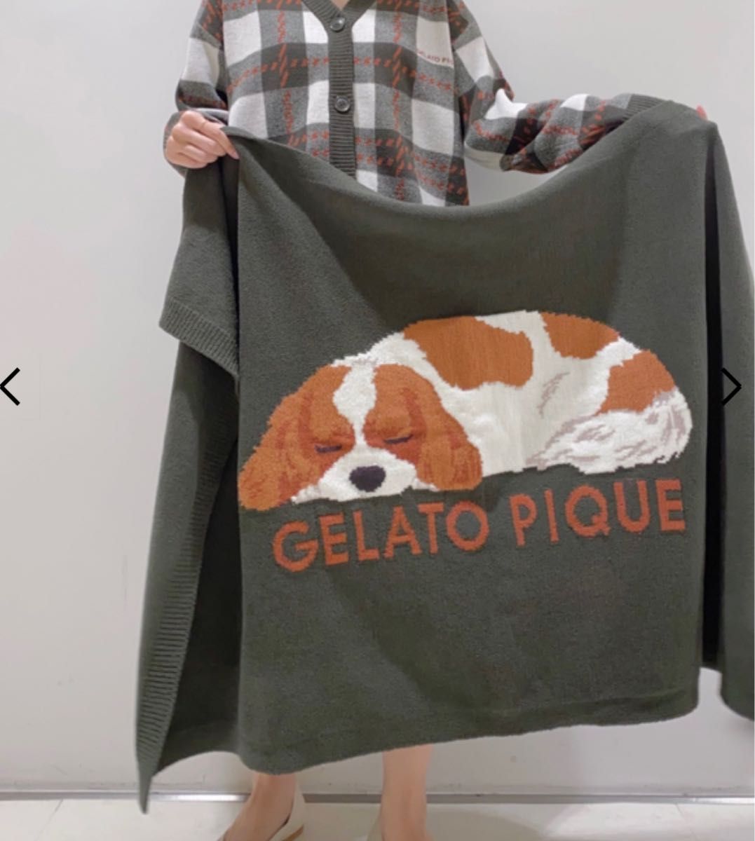 ジェラートピケ SLEEPING DOG ジャガードブランケット|Yahoo ジェラートピケ SLEEPING DOG ジャガードブランケット|Yahoo