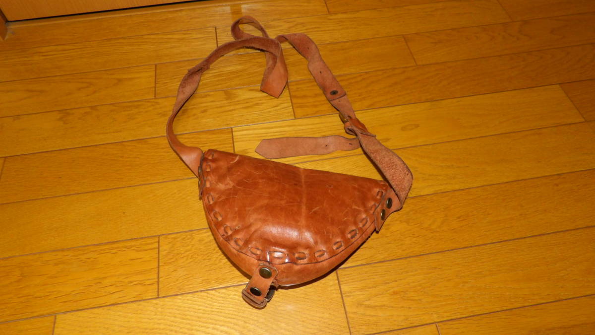  original leather / leather shoulder bag *USED