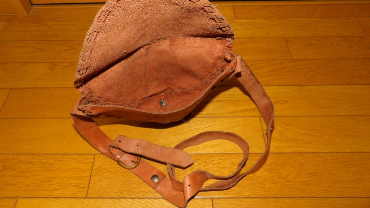  original leather / leather shoulder bag *USED