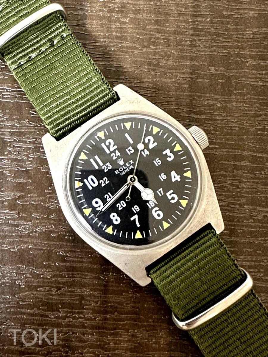 希少品 ROLEX 手巻きミリタリーウォッチ ベトナム戦争 ミリタリーウォッチ ロレックス 手巻き式 ベトナム戦争