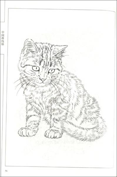 ヤフオク 百ねこ画譜 中国画線描 猫の下絵