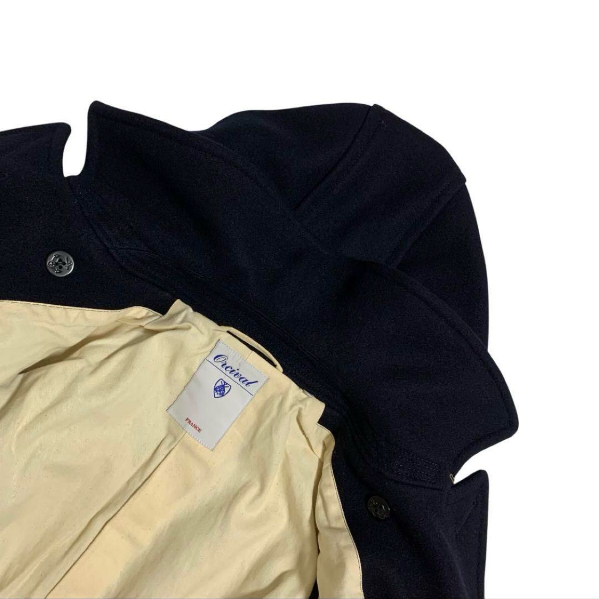 美品】orcival オーシバル ダブル ピーコート ウールコート 美品】orcival オーシバル ダブル ピーコート ウールコート