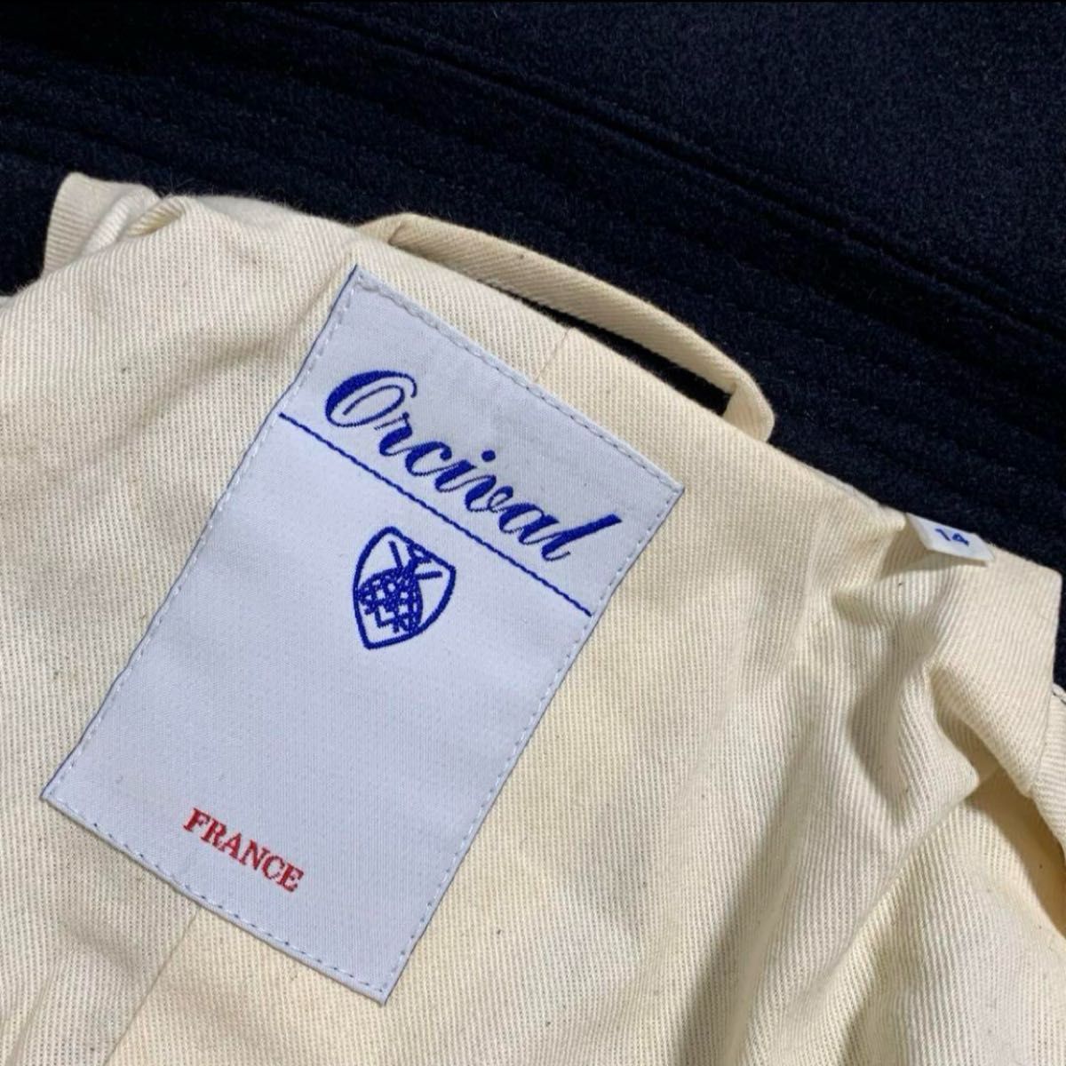 美品】orcival オーシバル ダブル ピーコート ウールコート 美品】orcival オーシバル ダブル ピーコート ウールコート