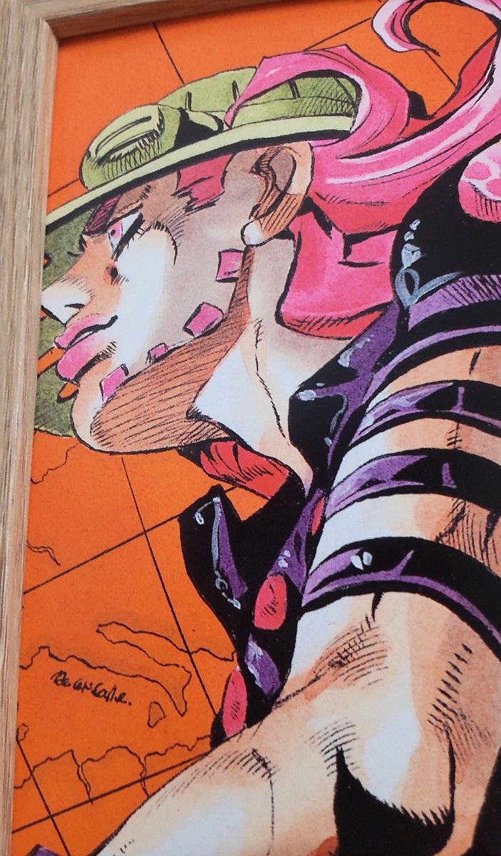 額装・A4サイズ】ジョジョキャラバン JOJO 7部 スティール 額装・A4サイズ】ジョジョキャラバン JOJO 7部 スティール