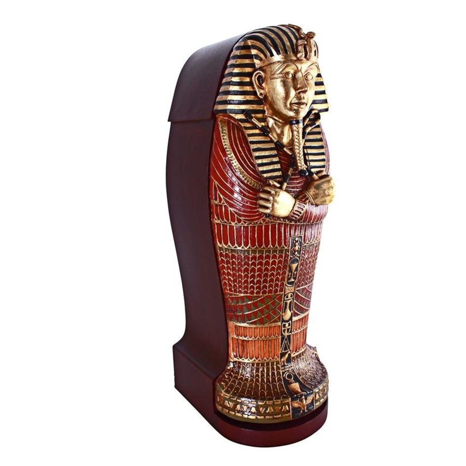 ツタンカーメン 黄金棺型の隠しキャビネット 古代エジプト ツタンカーメン 黄金棺型の隠しキャビネット 古代エジプト