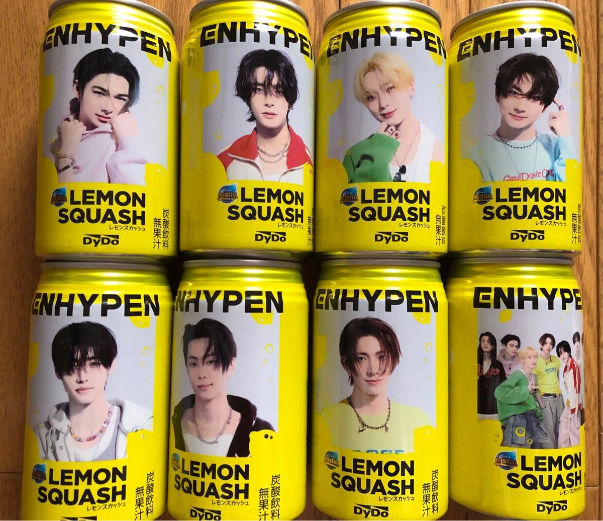 ENHYPEN レモンスカッシュ ミスティオ コンプリート8缶セット ENHYPEN レモンスカッシュ ミスティオ コンプリート8缶セット