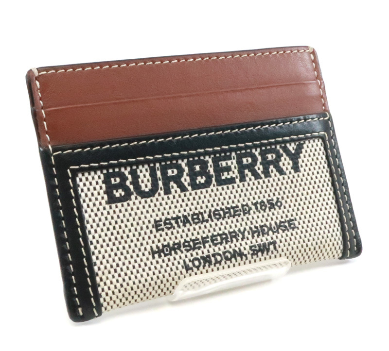  Burberry BURBERRY футляр для карточек Logo Flat кейс Brown /33573