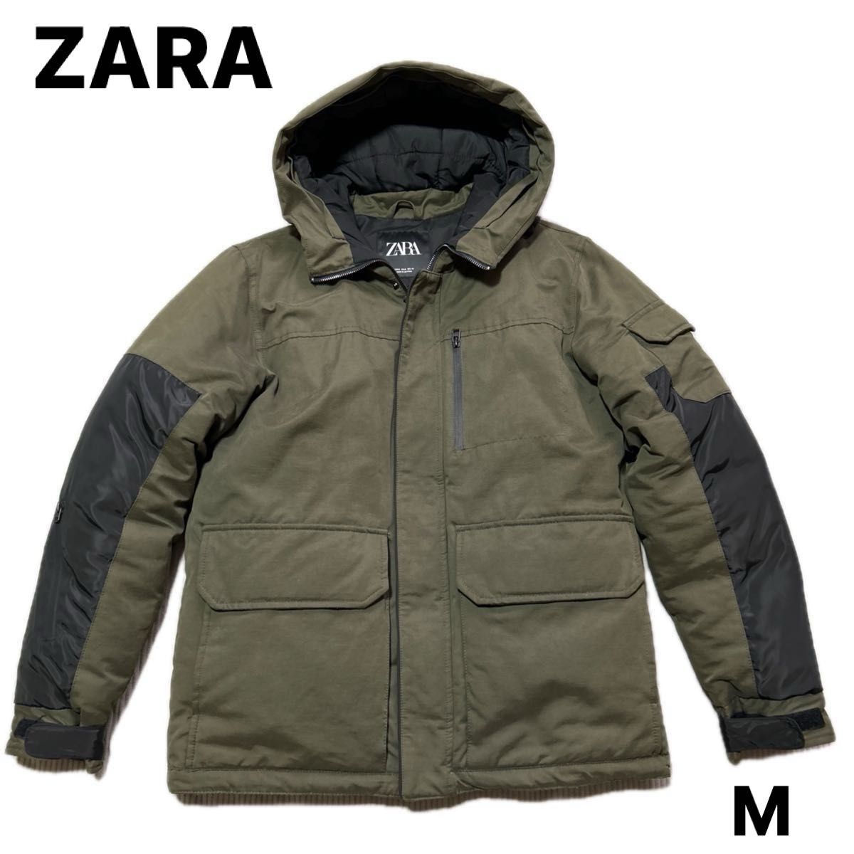 Koh様専用ZARA中綿ジャケット ミリタリーフードダウンジャケット Koh様専用ZARA中綿ジャケット ミリタリーフードダウンジャケット