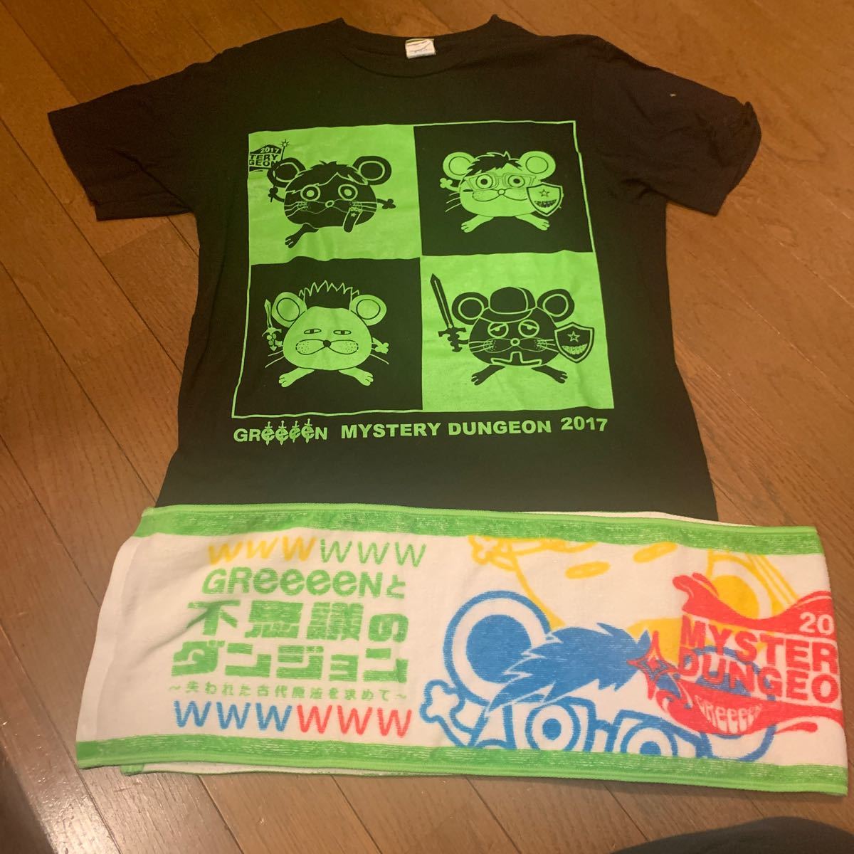 Paypayフリマ Greeeen Tシャツ タオル セット Paypayフリマ Greeeen Tシャツ タオル セット