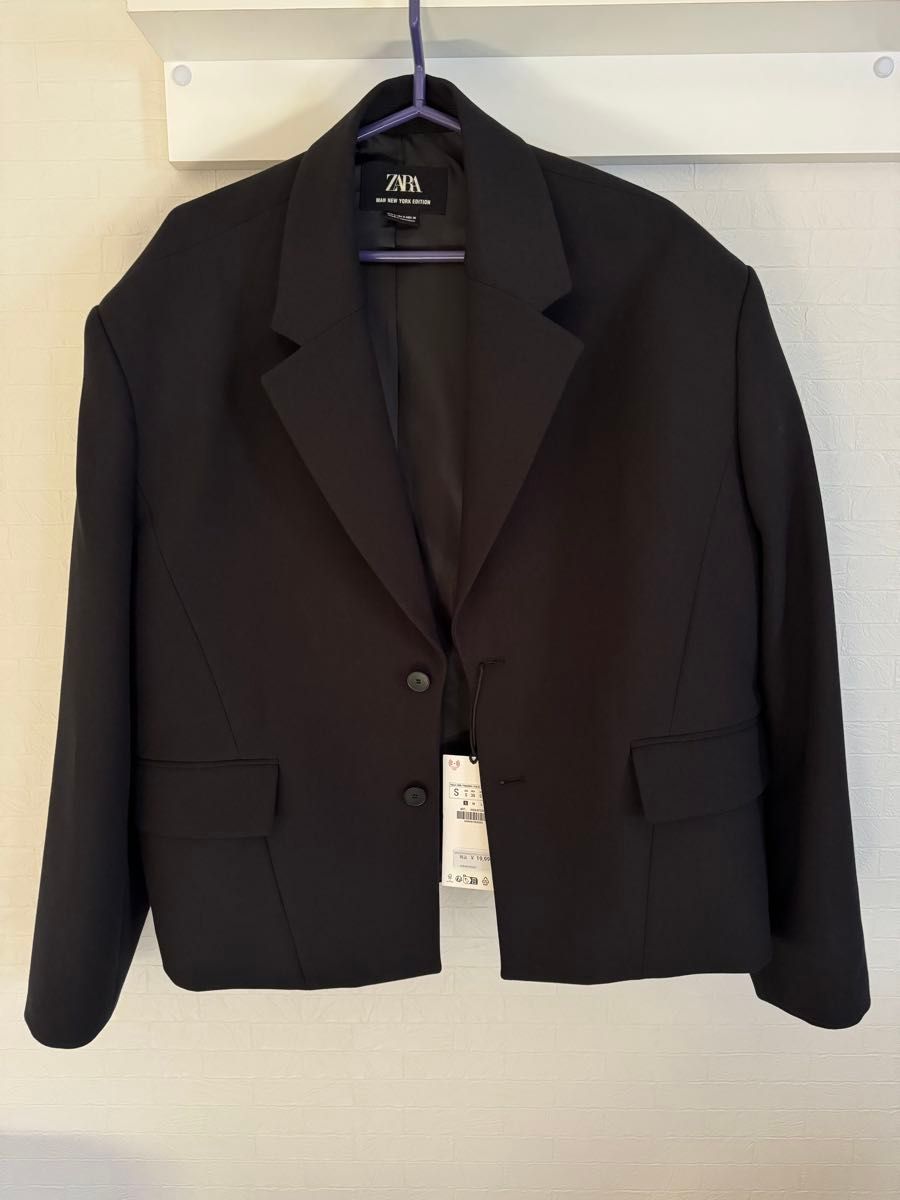 新品 ZARA オーバーサイズ クロップド ブレザー LIMITED EDITION 新品 ZARA オーバーサイズ クロップド ブレザー LIMITED EDITION