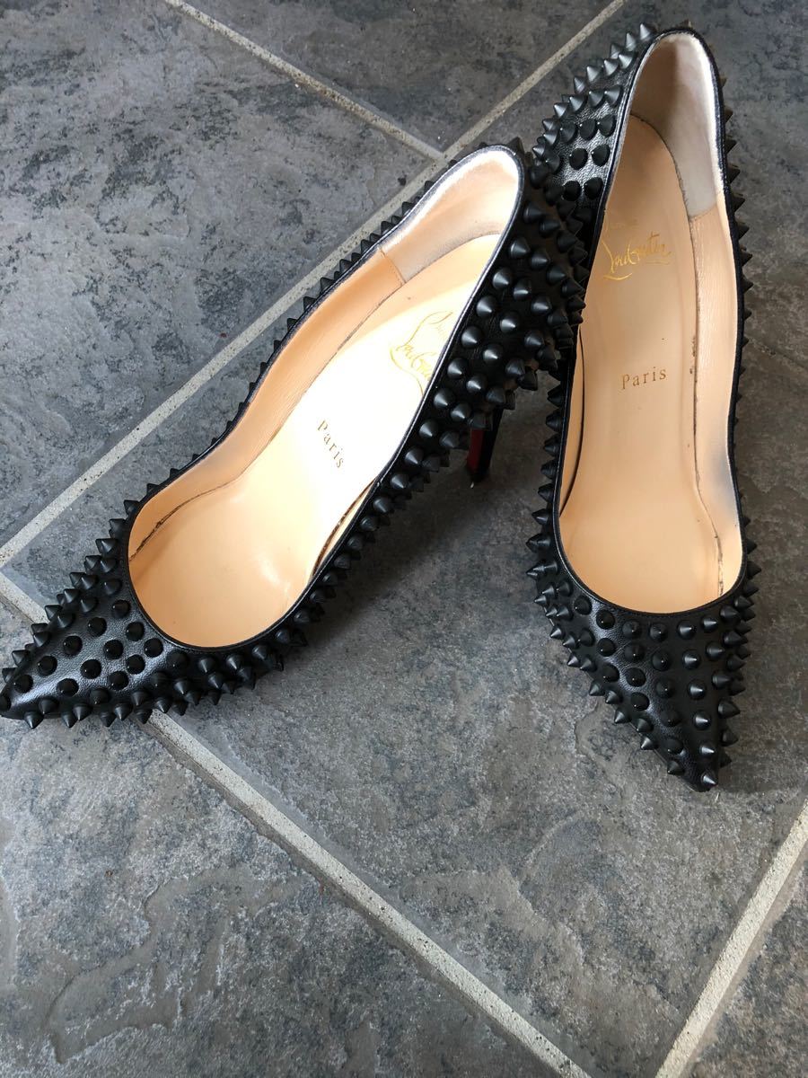 Christian louboutin スタッズ パンプス 38