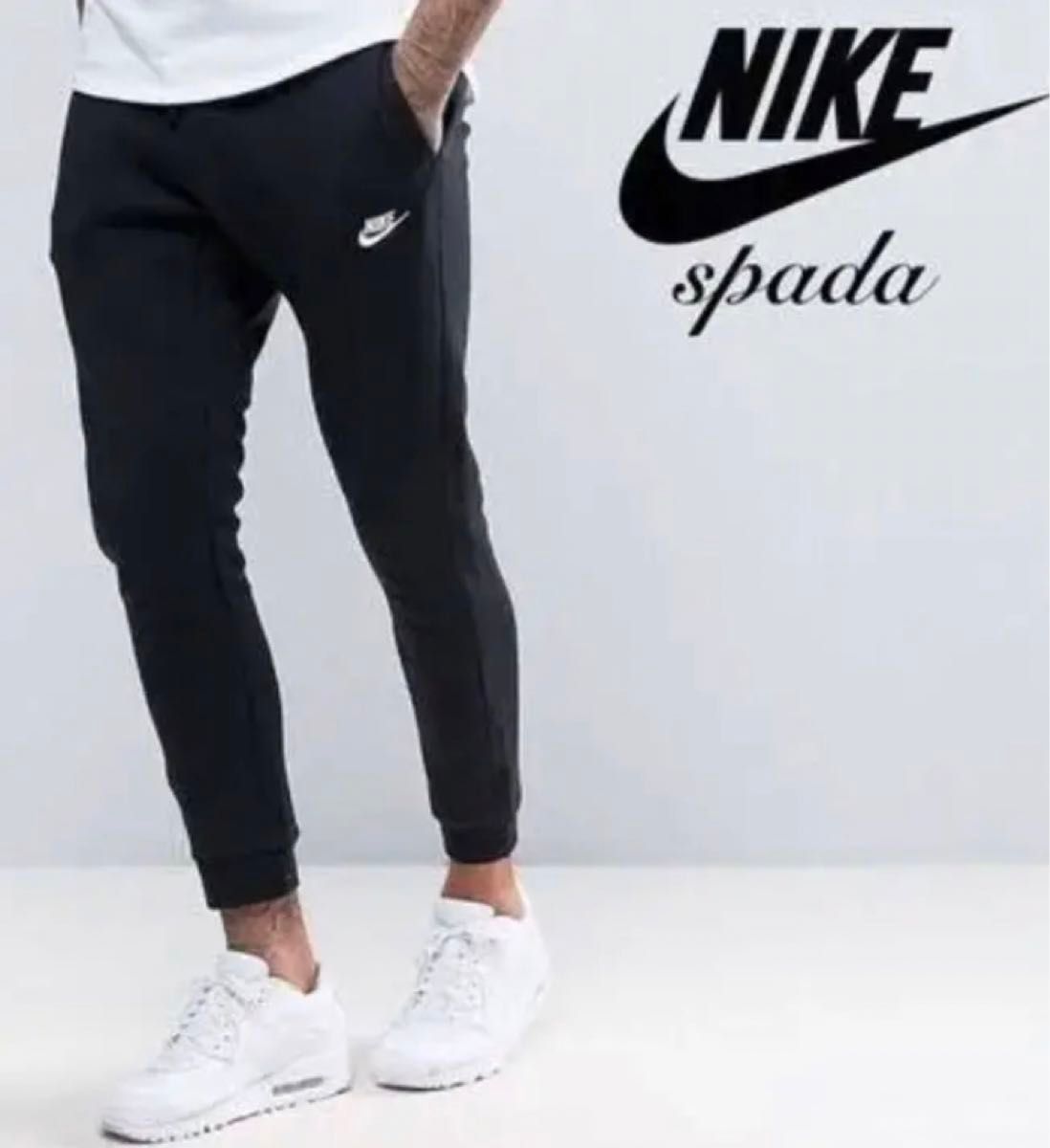 新品 NIKE セットアップ トレーナー&ジョガーパンツ ブラック S 送料無料 新品 NIKE セットアップ トレーナー&ジョガーパンツ ブラック S