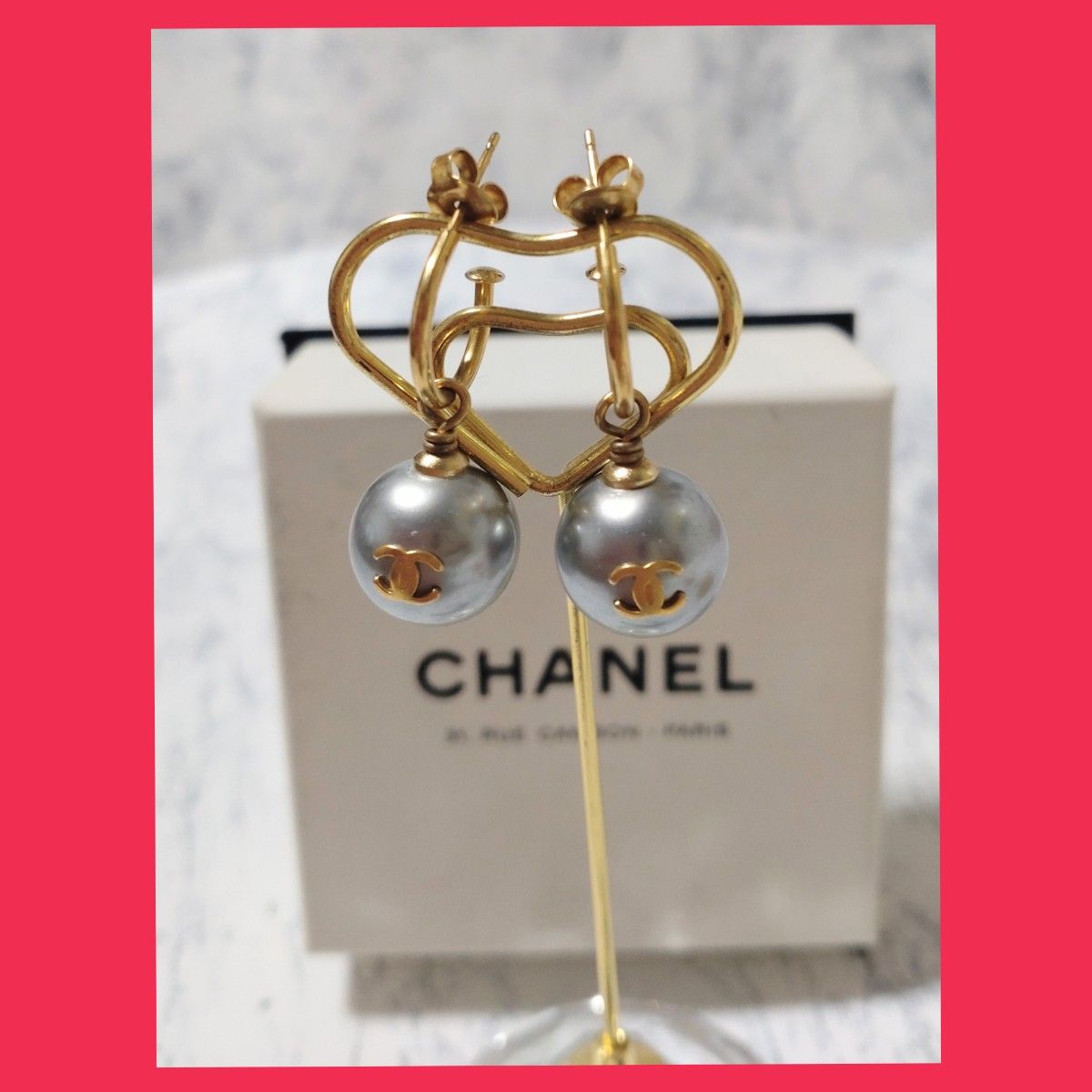 希少レア1996年製】CHANEL ヴィンテージ シャネル パールピアス