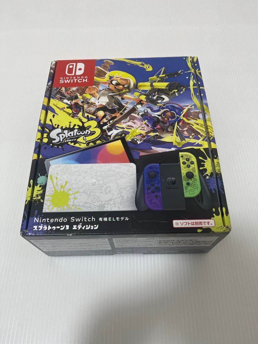 ジャンク Nintendo Switch 有機ELモデル スプラトゥーン3 ジャンク Nintendo Switch 有機ELモデル スプラトゥーン3