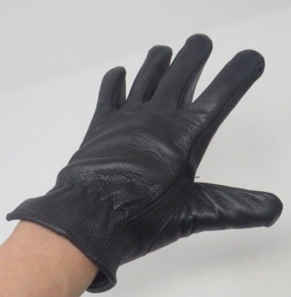 送料無料★ NAPA GLOVES ナパ 鹿革 ディア グローブ プレーン 815-XS ブラック 黒 USA老舗 バイクグローブ ベストセラー 柔らかい 本革