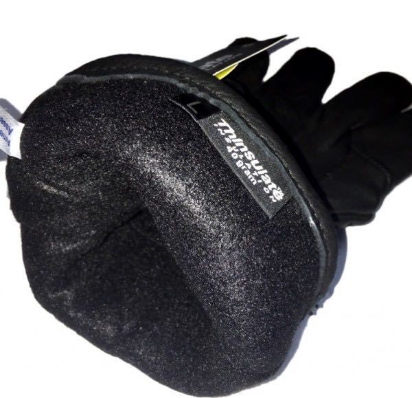 送料無料★NAPA GLOVES ナパ 鹿革 防寒 冬用 ガントレット シンサレート グローブ 820TL-XS ブラック 里地付 3M社 レディース対応