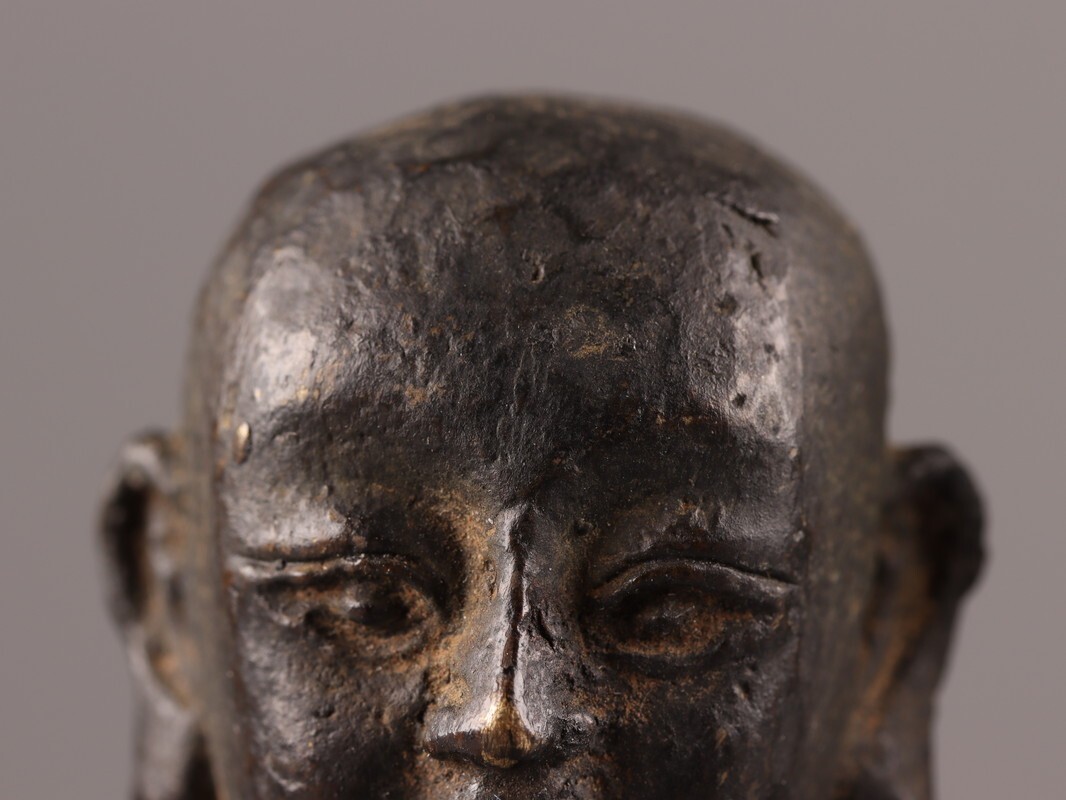 中国古玩 唐物 仏教美術 古銅造 仏像 豆仏 二点 時代物 極上品 中国古玩 唐物 仏教美術 古銅造 仏像 豆仏 二点 時代物 極上品