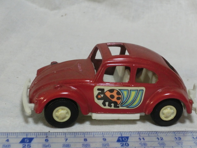 TOOTSIE TOY USA VOLKSWAGEN 全長約10㎝　VW BEETLE 　フォルクスワーゲン アメリカ製　VWコレクションレア_画像1